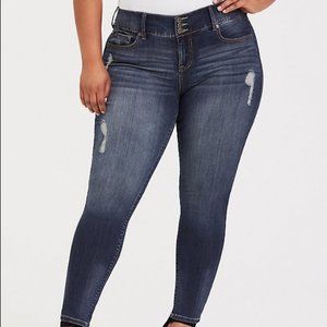Torrid Premium High Rise Distressed Jegging 16R